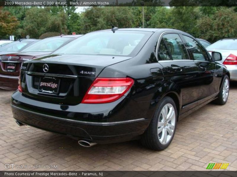Black / Almond/Mocha 2009 Mercedes-Benz C 300 4Matic