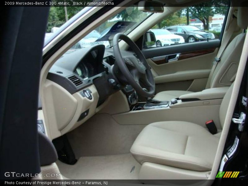 Black / Almond/Mocha 2009 Mercedes-Benz C 300 4Matic