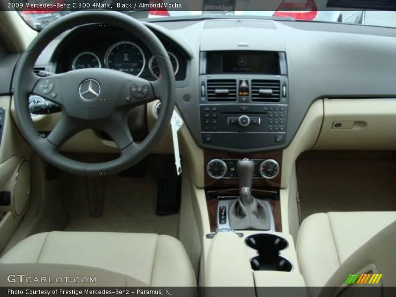 Black / Almond/Mocha 2009 Mercedes-Benz C 300 4Matic