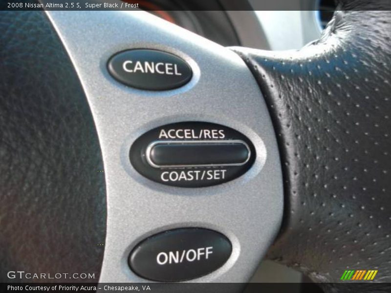 Super Black / Frost 2008 Nissan Altima 2.5 S