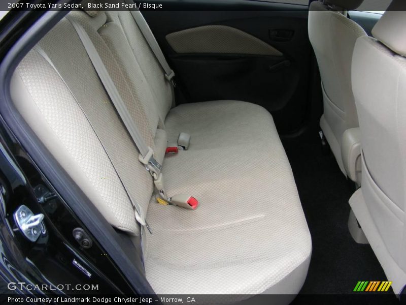 Black Sand Pearl / Bisque 2007 Toyota Yaris Sedan