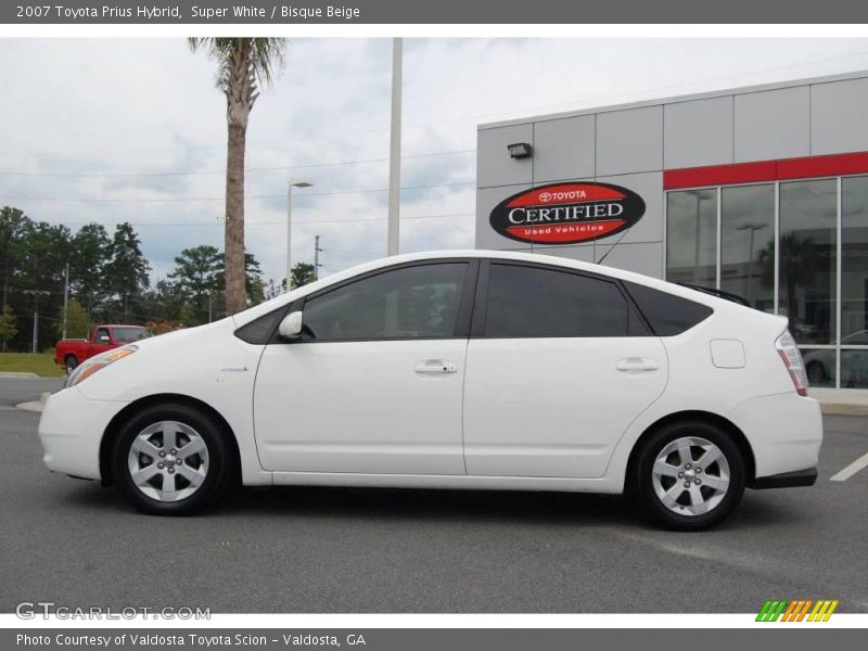 Super White / Bisque Beige 2007 Toyota Prius Hybrid
