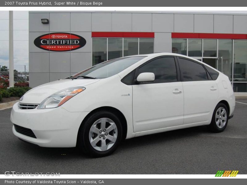 Super White / Bisque Beige 2007 Toyota Prius Hybrid