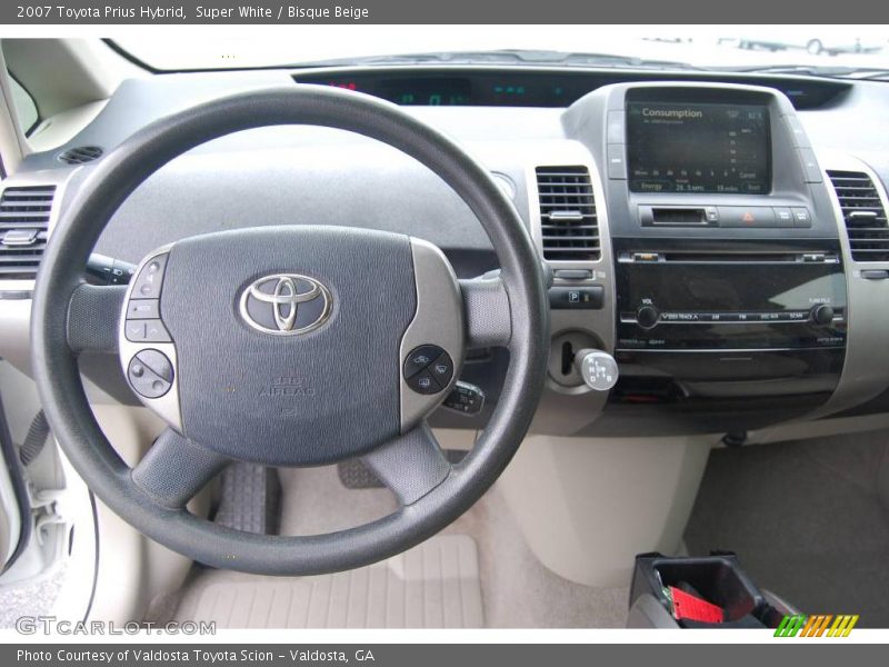 Super White / Bisque Beige 2007 Toyota Prius Hybrid