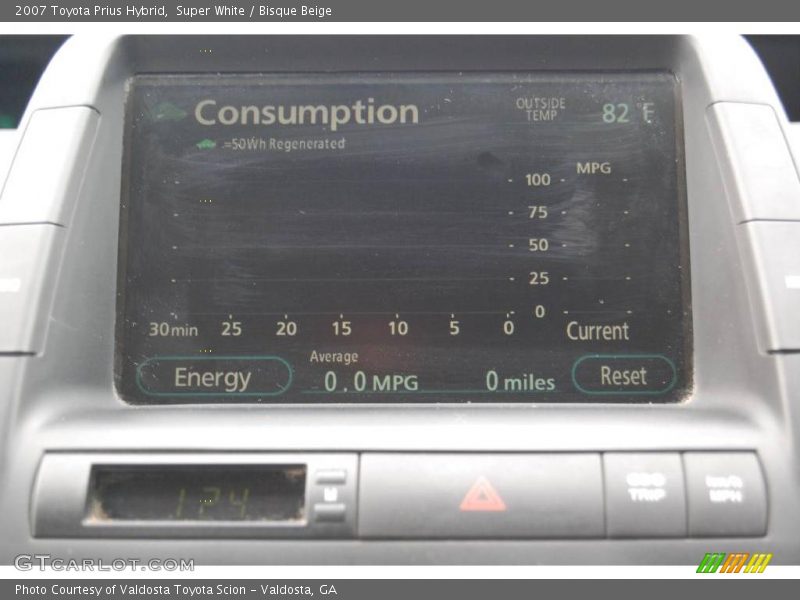 Super White / Bisque Beige 2007 Toyota Prius Hybrid