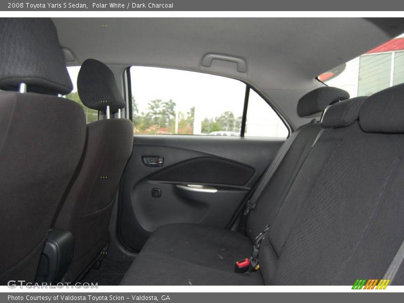 Polar White / Dark Charcoal 2008 Toyota Yaris S Sedan