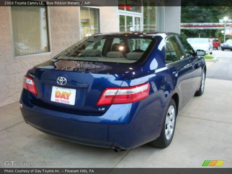 Blue Ribbon Metallic / Ash 2009 Toyota Camry LE