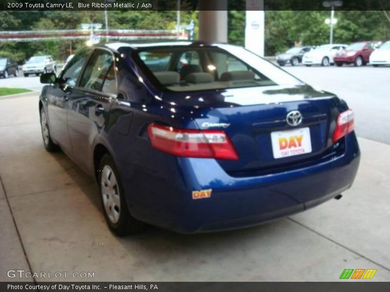 Blue Ribbon Metallic / Ash 2009 Toyota Camry LE