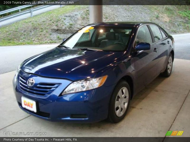 Blue Ribbon Metallic / Ash 2009 Toyota Camry LE