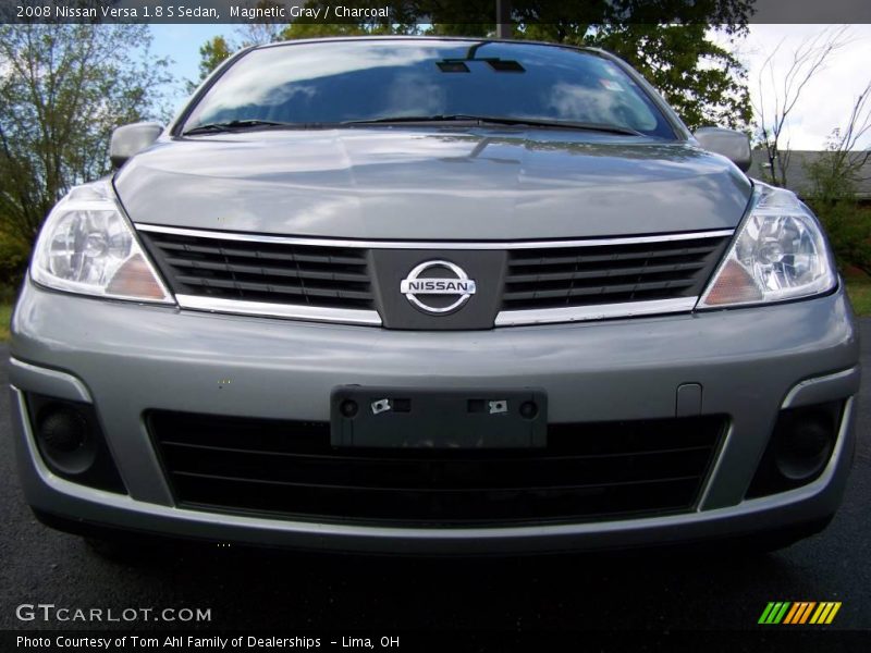 Magnetic Gray / Charcoal 2008 Nissan Versa 1.8 S Sedan