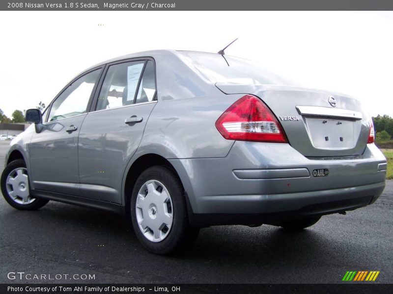 Magnetic Gray / Charcoal 2008 Nissan Versa 1.8 S Sedan