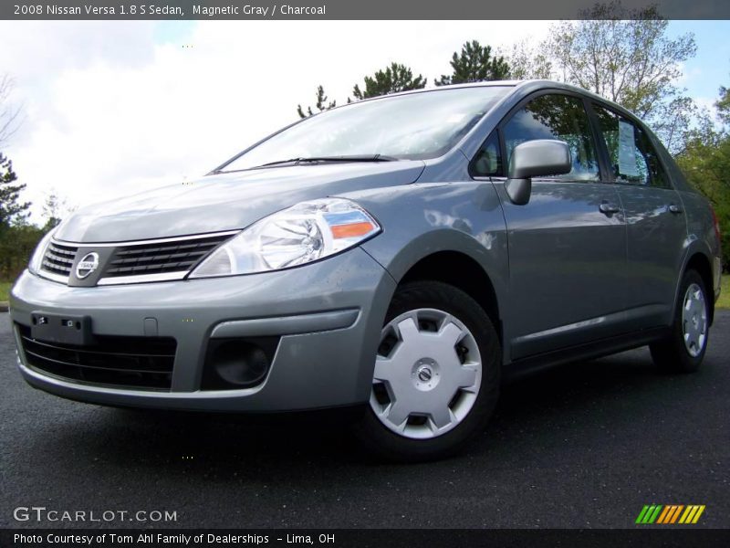 Magnetic Gray / Charcoal 2008 Nissan Versa 1.8 S Sedan