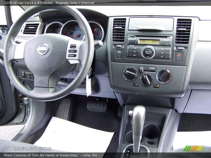 Magnetic Gray / Charcoal 2008 Nissan Versa 1.8 S Sedan