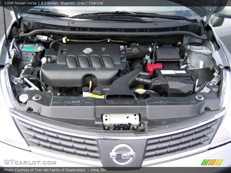 Magnetic Gray / Charcoal 2008 Nissan Versa 1.8 S Sedan