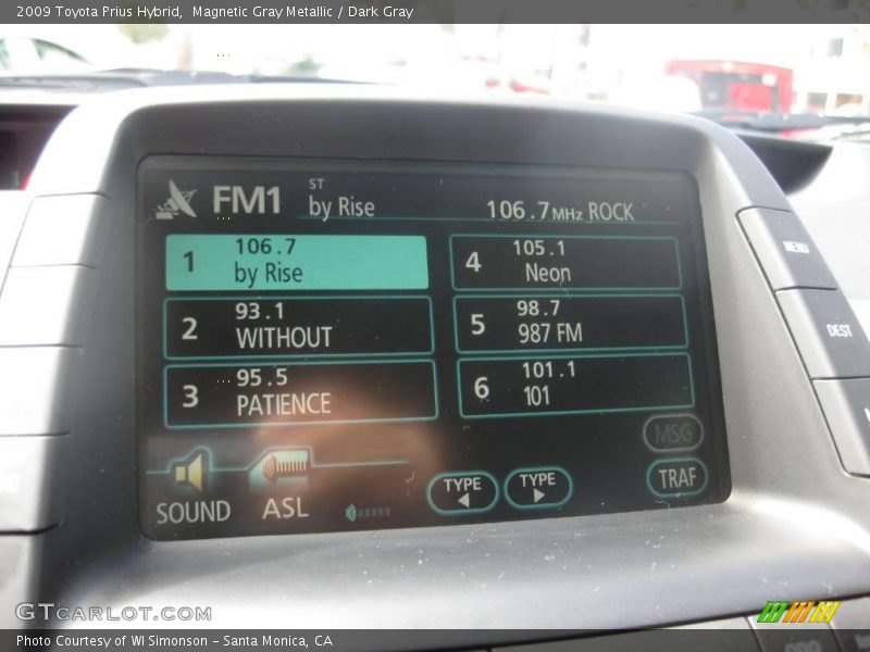 Magnetic Gray Metallic / Dark Gray 2009 Toyota Prius Hybrid