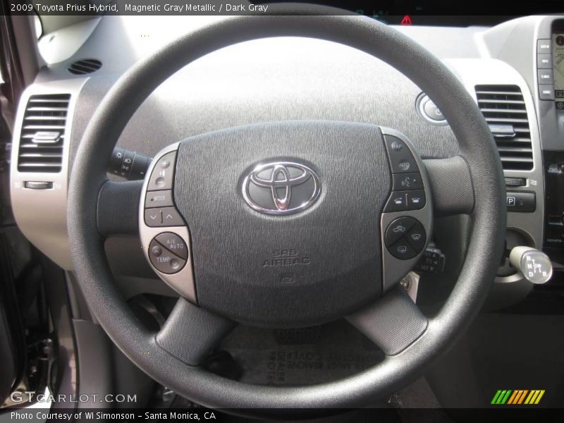 Magnetic Gray Metallic / Dark Gray 2009 Toyota Prius Hybrid
