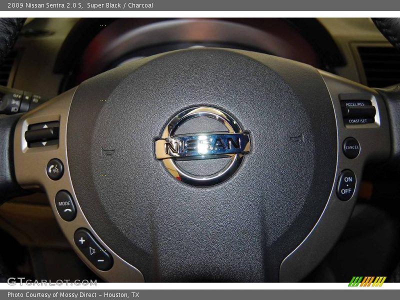 Super Black / Charcoal 2009 Nissan Sentra 2.0 S
