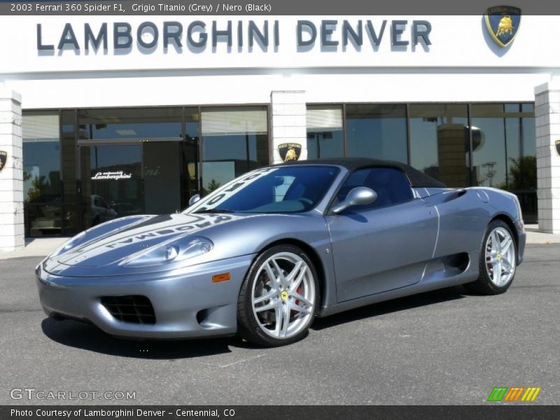 Grigio Titanio (Grey) / Nero (Black) 2003 Ferrari 360 Spider F1