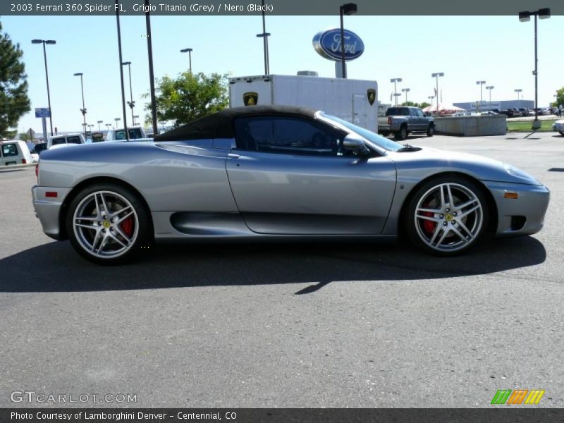 Grigio Titanio (Grey) / Nero (Black) 2003 Ferrari 360 Spider F1