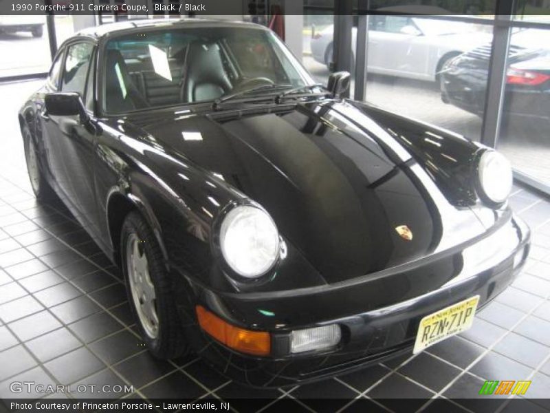 Black / Black 1990 Porsche 911 Carrera Coupe