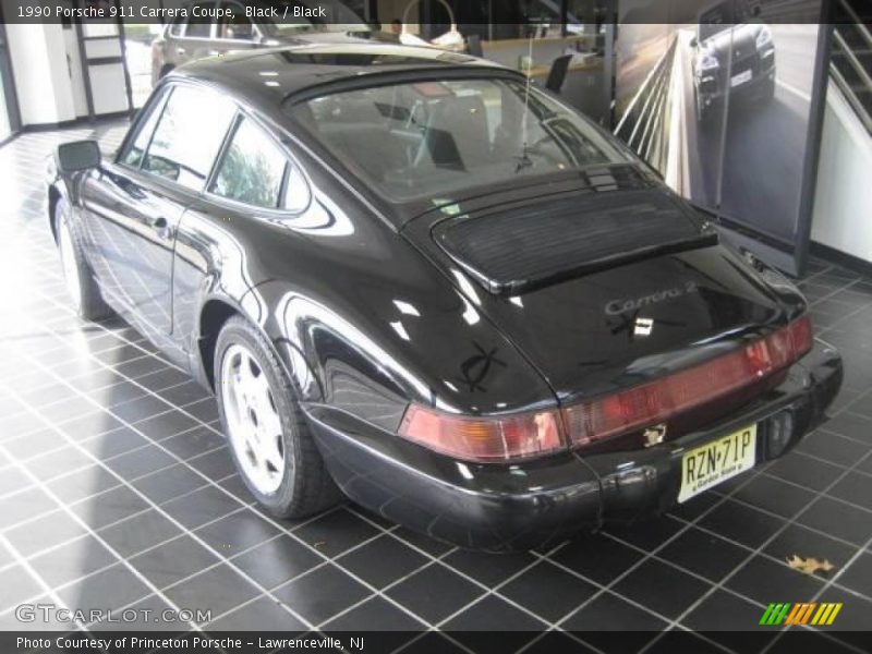 Black / Black 1990 Porsche 911 Carrera Coupe