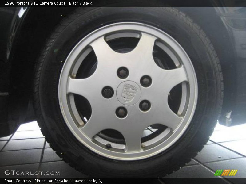 Black / Black 1990 Porsche 911 Carrera Coupe