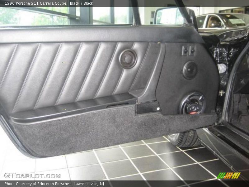 Black / Black 1990 Porsche 911 Carrera Coupe