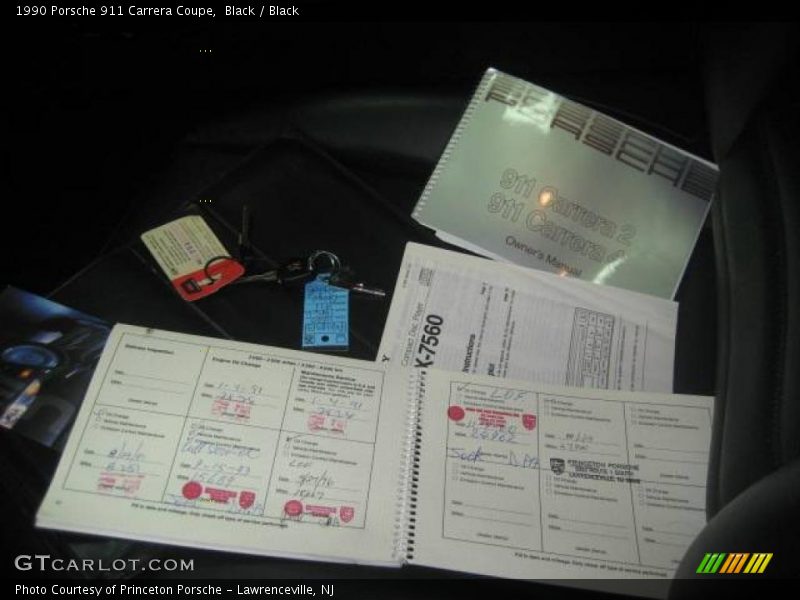 Black / Black 1990 Porsche 911 Carrera Coupe