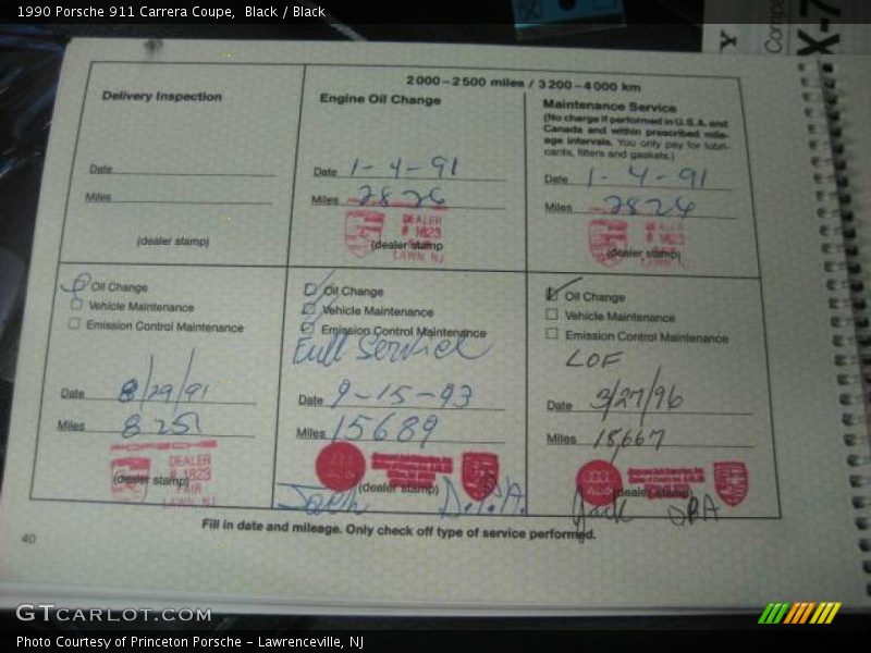 Black / Black 1990 Porsche 911 Carrera Coupe