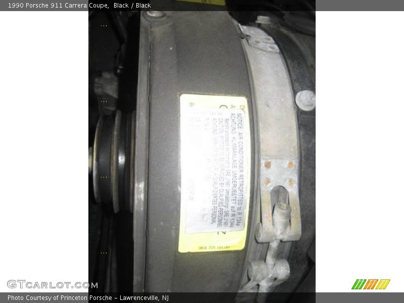 Black / Black 1990 Porsche 911 Carrera Coupe
