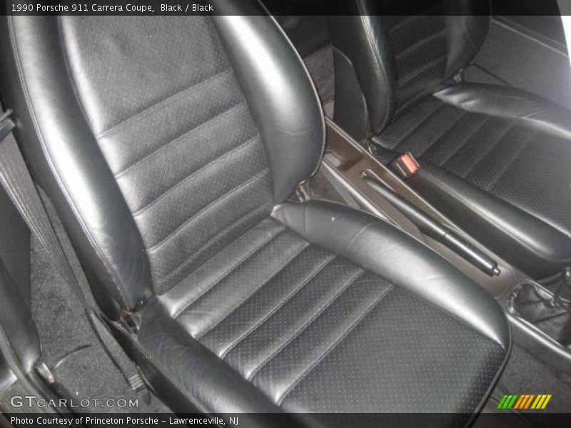 Black / Black 1990 Porsche 911 Carrera Coupe