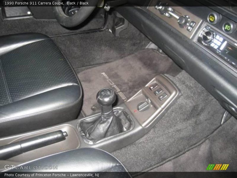 Black / Black 1990 Porsche 911 Carrera Coupe
