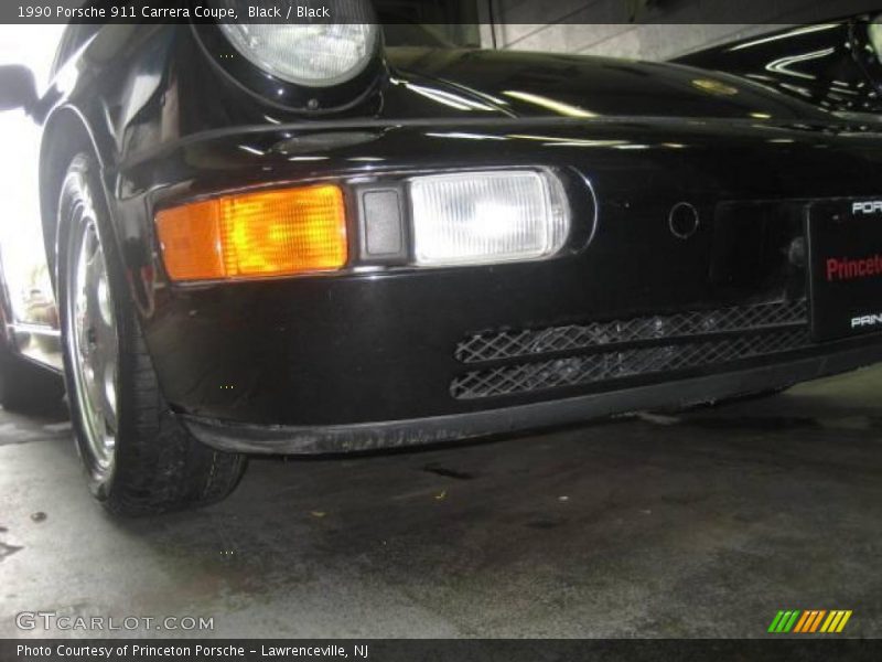 Black / Black 1990 Porsche 911 Carrera Coupe