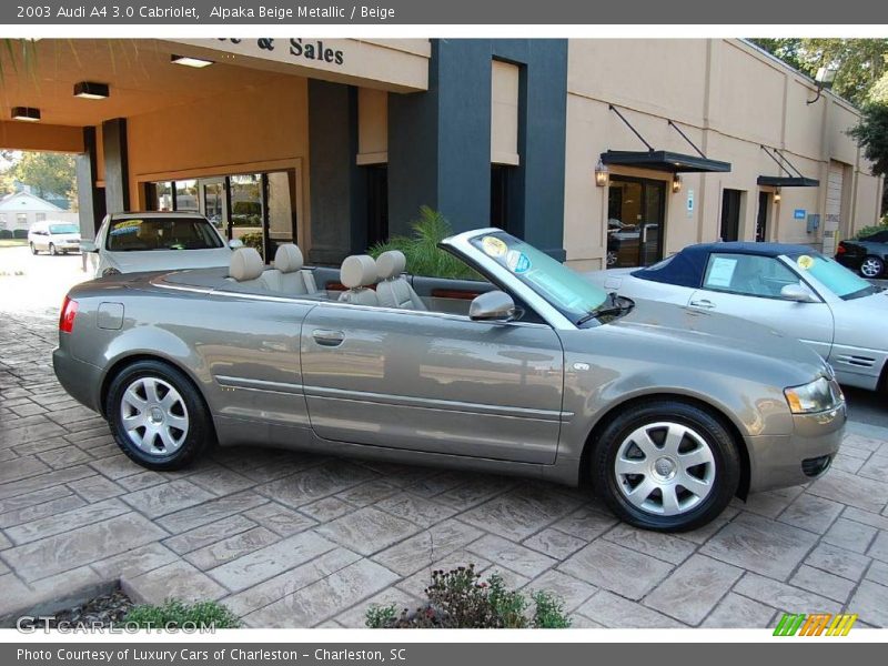 Alpaka Beige Metallic / Beige 2003 Audi A4 3.0 Cabriolet