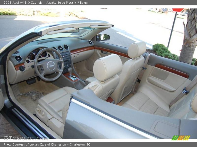Alpaka Beige Metallic / Beige 2003 Audi A4 3.0 Cabriolet