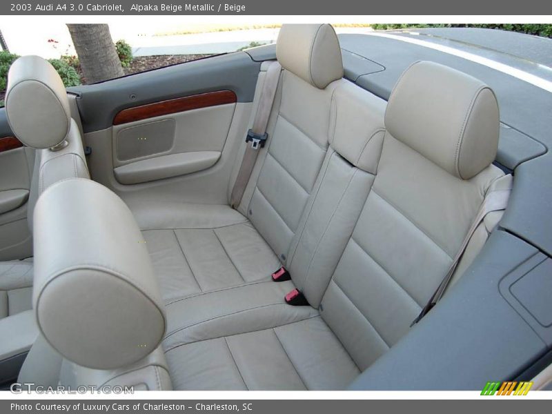 Alpaka Beige Metallic / Beige 2003 Audi A4 3.0 Cabriolet