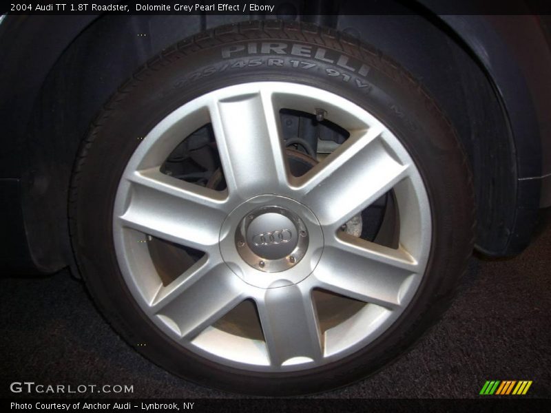 Dolomite Grey Pearl Effect / Ebony 2004 Audi TT 1.8T Roadster
