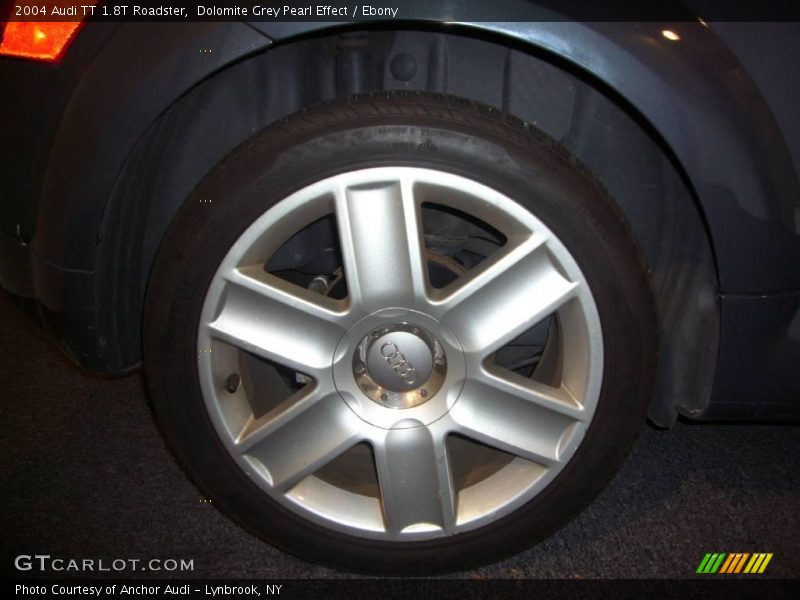 Dolomite Grey Pearl Effect / Ebony 2004 Audi TT 1.8T Roadster