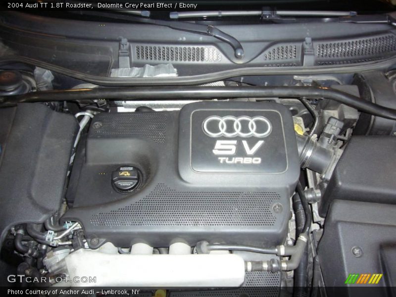 Dolomite Grey Pearl Effect / Ebony 2004 Audi TT 1.8T Roadster