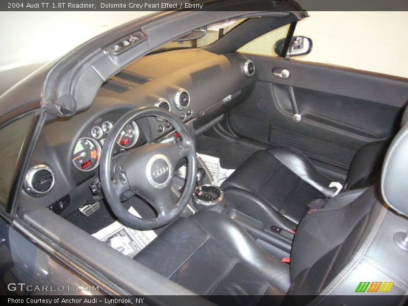 Dolomite Grey Pearl Effect / Ebony 2004 Audi TT 1.8T Roadster