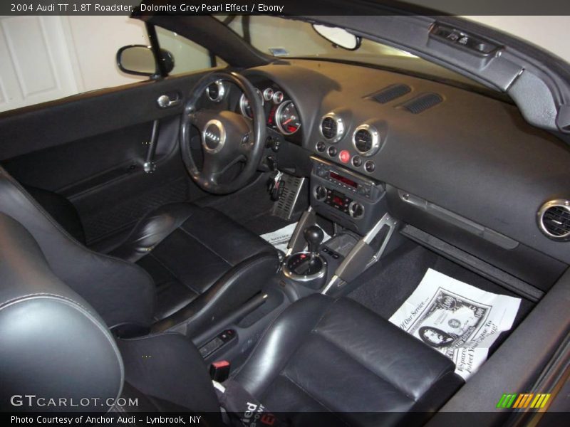 Dolomite Grey Pearl Effect / Ebony 2004 Audi TT 1.8T Roadster