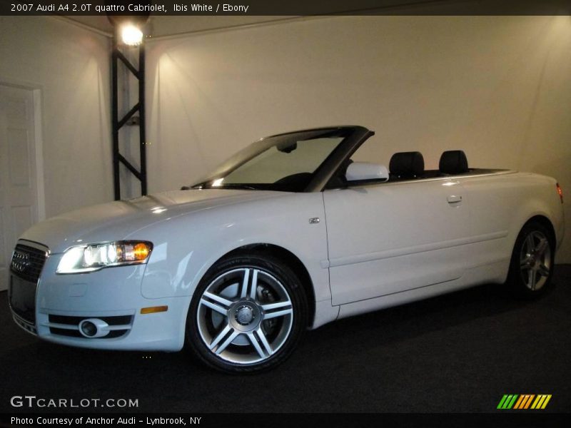 Ibis White / Ebony 2007 Audi A4 2.0T quattro Cabriolet