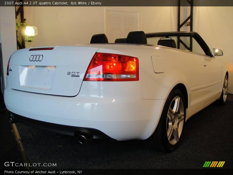Ibis White / Ebony 2007 Audi A4 2.0T quattro Cabriolet