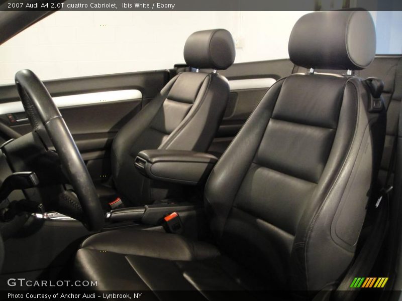 Ibis White / Ebony 2007 Audi A4 2.0T quattro Cabriolet