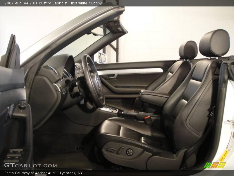 Ibis White / Ebony 2007 Audi A4 2.0T quattro Cabriolet