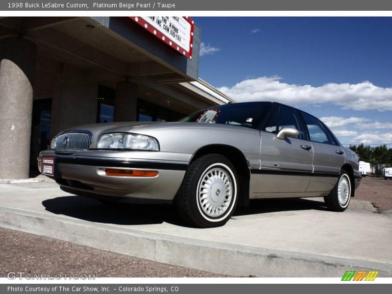 Platinum Beige Pearl / Taupe 1998 Buick LeSabre Custom