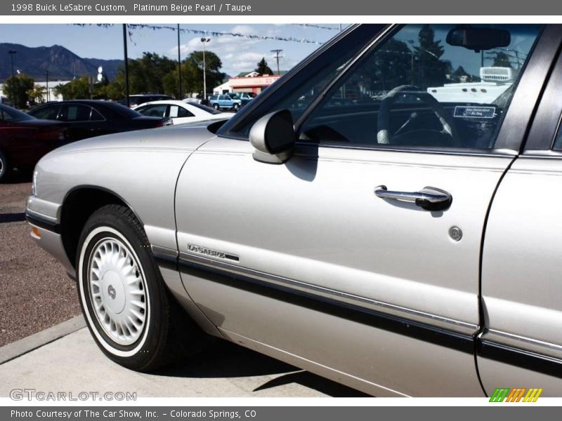 Platinum Beige Pearl / Taupe 1998 Buick LeSabre Custom
