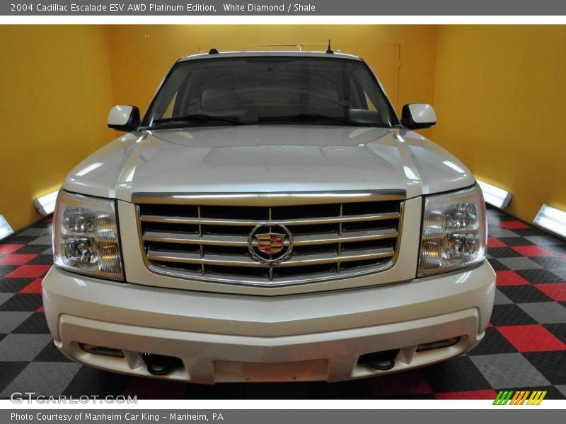 White Diamond / Shale 2004 Cadillac Escalade ESV AWD Platinum Edition