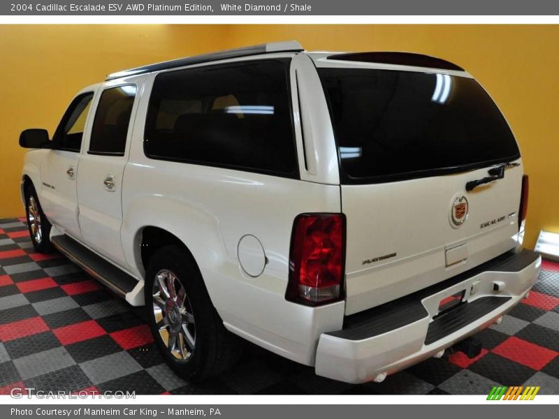 White Diamond / Shale 2004 Cadillac Escalade ESV AWD Platinum Edition