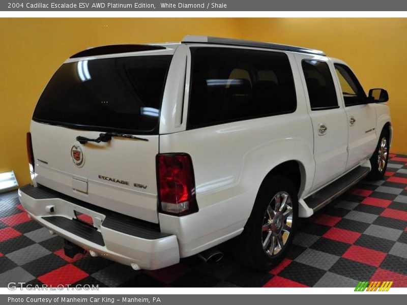 White Diamond / Shale 2004 Cadillac Escalade ESV AWD Platinum Edition